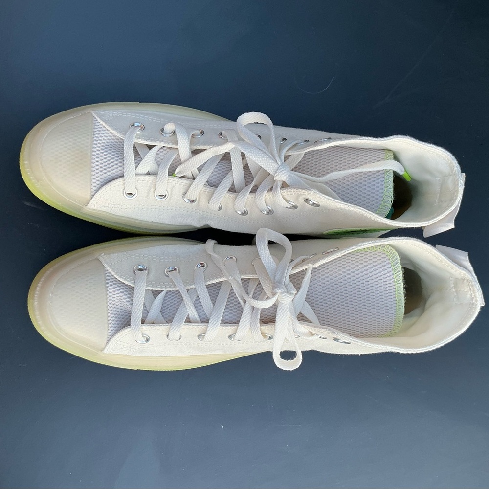 CONVERSE Chuck Taylor All Star CX Men's 11 | LightWeight | Egret Pale Putty Lime - Picture 5 of 9